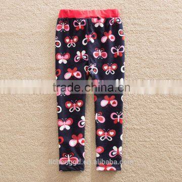 (G5229) 2-6y baby clothes leggings girls wear wholesale printed butterfly kids pants long legging pants children clothes