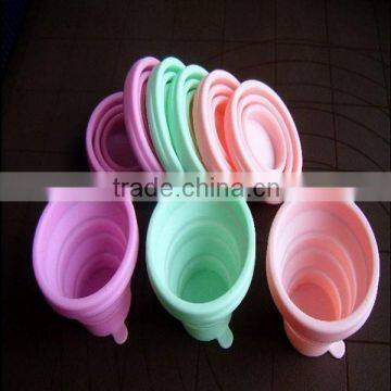 2014 hot selling foldable Silicone water cup,juice silicone cup,Silicone coffee cup