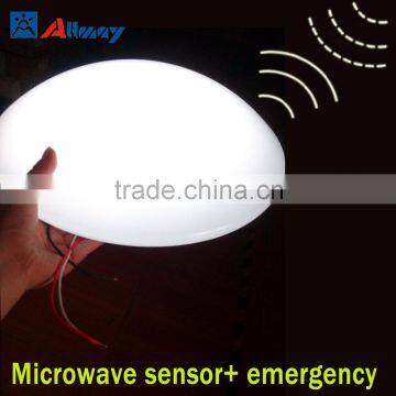 New Products AC220V Intelligent Emergency Ceiling LED Motion Sensor Hall Lamp for warehouse corridor lighting