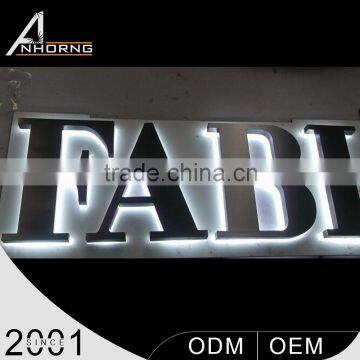 Customize Design Smooth Line 3D Led Letters With Acrylic Surface