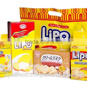 VARIETY OF PACKAGE - LIPO Cream Egg cookies