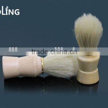 white bristle shaving brush