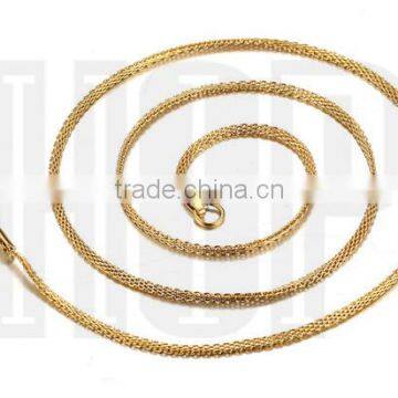 Fashion Top Sale Stainless Steel Gold Mesh Chain photo-2