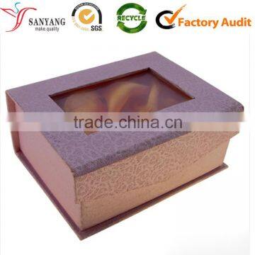 High quality health care products gift packing box transparent tea box