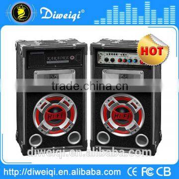 Hot selling 2.0 professional speaker with subwoofer With USB/SD/FM bluetooth function optional