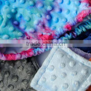 2016 Cuddle Soft Luxurious Minky Digital Print Colorful Minky Toy Bag for Baby Play photo-2