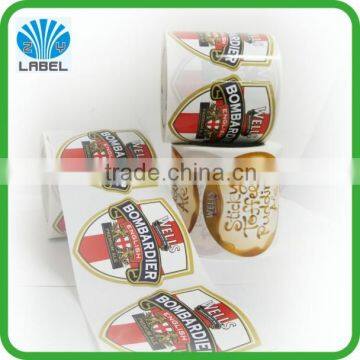 full color printing label sticker with custom design,waterproof adhesive paper label sticker