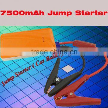 15mm Ultra-Thin 7500mAh Jump Starter power bank For 12V Petrol Car power bank distributor 12V/24V