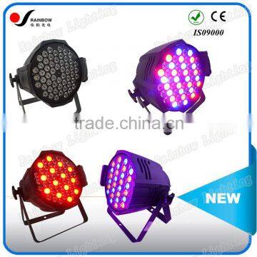 DMX 512 LED Par Aluminum Light 54PCS 3W For Stage Lighting