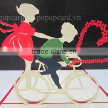 couple 3d greeting card