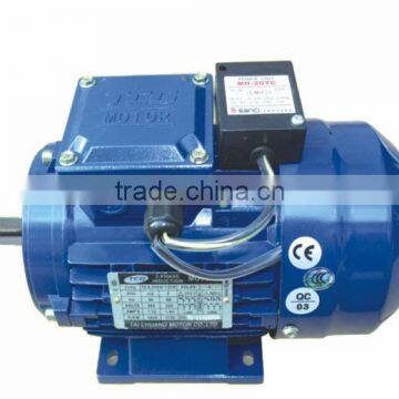 AC induction motor with electro magnetic brake