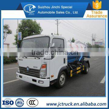 China New 5stere howo4x2 sewage suction tanker truck CIF price