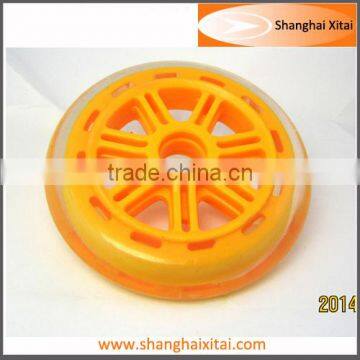 125mm*24mm scooter wheels,kids scooter big wheel, wheels for glider skateboard