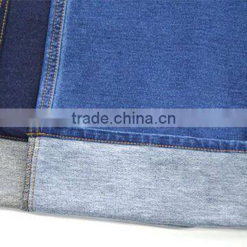 96%cotton 4%spandex Indigo Knit Terry Fabric 290gsm From Changzhou China photo-4
