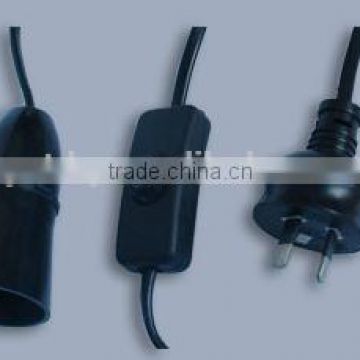 Australia B22 bulb holder salt lamp power cord SAA Approval