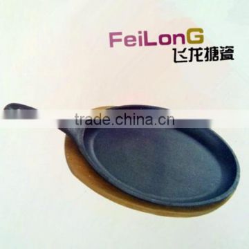 cast iron sizzling plate