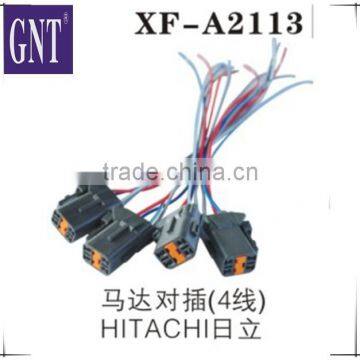 excavator parts starter 4 lines plug