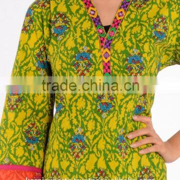 ladies printed blouse office & party wear ethnic tunic kurta kurti for women summer wear