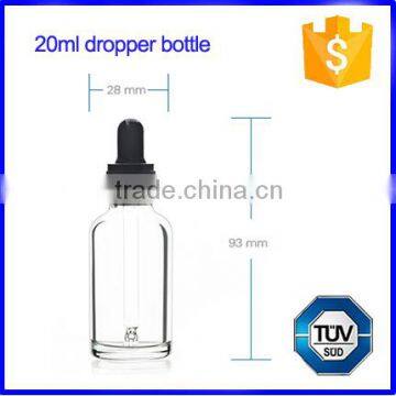 Round 20ml eye dropper bottles with child proof dropper                        
                                                                                Supplier's Choice
