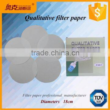  gold supplier 18cm oil qualitative filter paper for lab                        
                                                Quality Choice