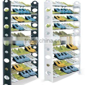 Black Color Simple Modern Girls Shoe Rack Ladies Shoe Rack photo-4