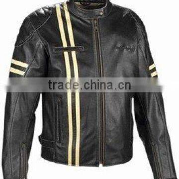 DL-1219 Leather Racing Jacket