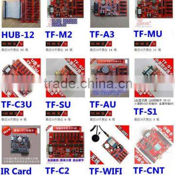TF-AU P10 outdoor rgb video display led module, p10 rgb led module led control card red color