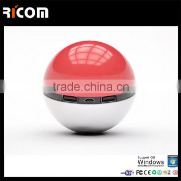 Top Selling Products Ball Shaped 8000mAh Pokeball Pokemon Power Bank