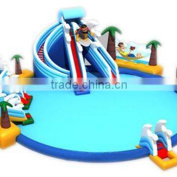 2016 hot amusement inflatable water park games for adults