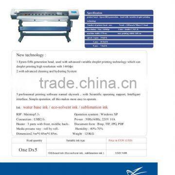 DX5 head eco-solvent printer