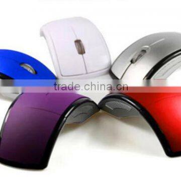 2.4ghz wireless foldable computer mouse for laptop