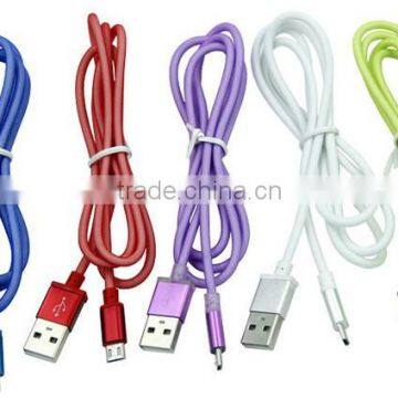 Fish Net Braided Micro USB Cable Fast Charging Data Sync Cable For Samsung S6 S7