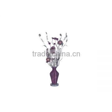 Home decoration purple iron modern table lamp