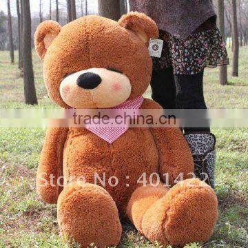 sleeping teddy bear toys ,plush toy,100cm white/dark brown/brown JPtoy003