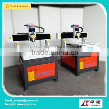 Top sale Jinan Zhuoke Metal PCB cnc router with computer controlling system ZK-6060 600*600mm