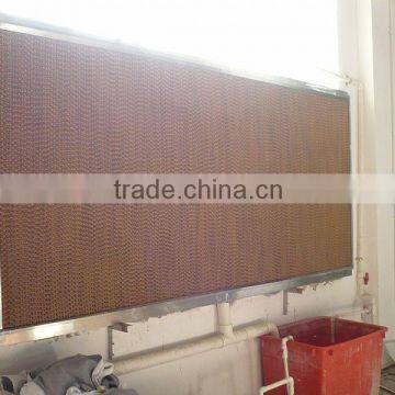 Industrial evaporative air cooling pad for greenhouse/industrial