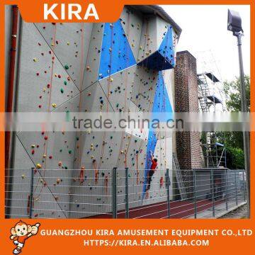 Children adventure equipment rope course rock climbing wall children trainning center high challenge rope course