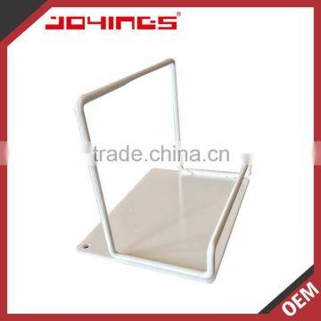 Powder Coating White Counter top Book Store Display Shelves