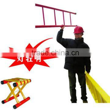 Super light FRP Insulated Telescopic ladder/step ladder