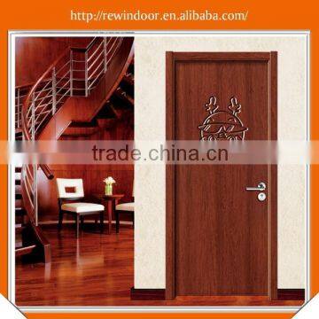 best design anti theft mdf pvc door