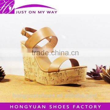 2015 newly and comfortable wedges lady sandals shoes