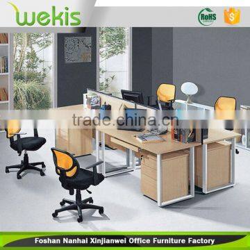 4 Person Office Furniture Workstation 4 Seater Office Partition photo-6