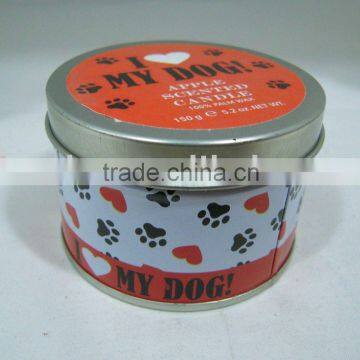 Tin Soy candle soy bean candle