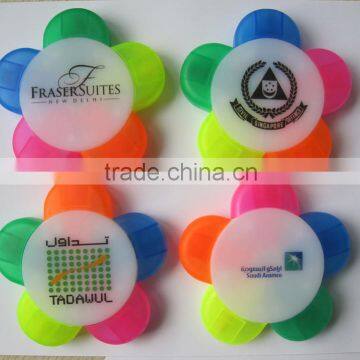 HEYU plastic hand shape color highlighter for promotion