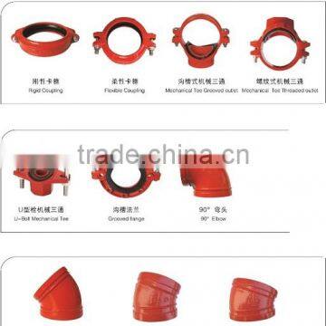 1"-12"Ductile Iron Pipe Fittings Flexible Coupling Made in China/UL Fire Barrier Caulk photo-4