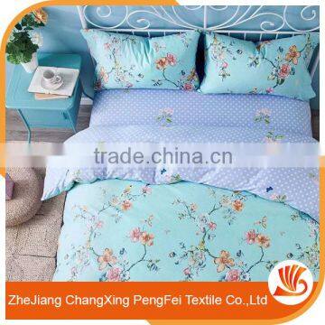 China Supplier Export 100% Polyester Microfiber Printed Bedsheet