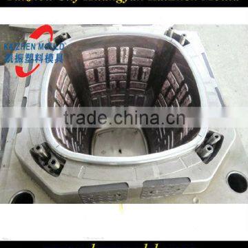 Injection commodity plastic laundry basket mould