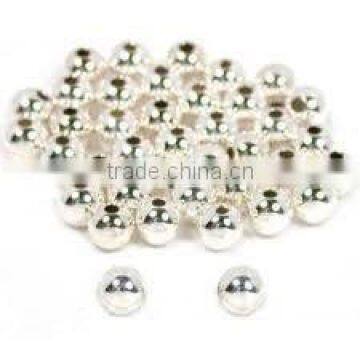 3mm sterling silver charm beads