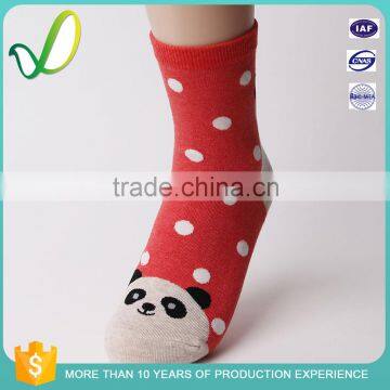 Custom Knit Cotton Wholesale Colored Polyester Polka Dot Socks