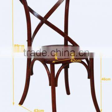 bentwood crossback dining chair, restaurant X chair